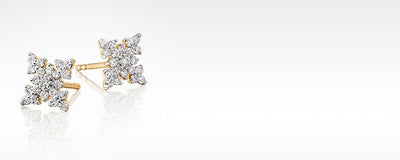 Diamond Cluster Earrings