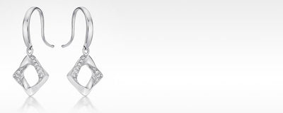 Diamond Drop Earrings