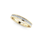 Diamond Half Eternity Ring 0.33ct Diamond Band 18K yellow gold