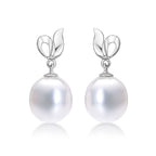 925 Sterling Silver Pearl Drop Earrings with Freshwater Pearls