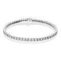 Diamond Tennis Bracelet 0.50ct G/HSI Illusion Set 9K White Gold