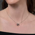 Sterling Silver Multi Wear Lucky Clover Pendant Necklace