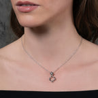 Sterling Silver Multi Wear Lucky Clover Pendant Necklace