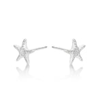 Sterling Silver Starfish Earrings