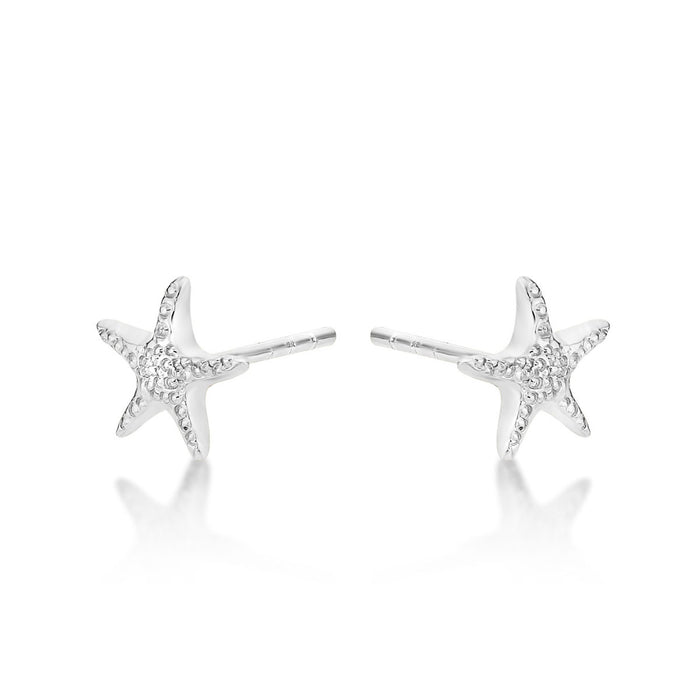 Sterling Silver Starfish Earrings
