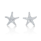 Sterling Silver Starfish Earrings