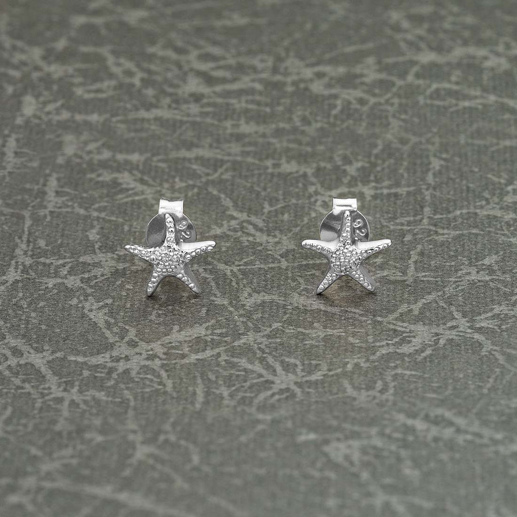 Sterling Silver Starfish Earrings