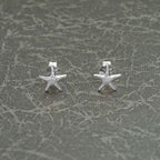 Sterling Silver Starfish Earrings
