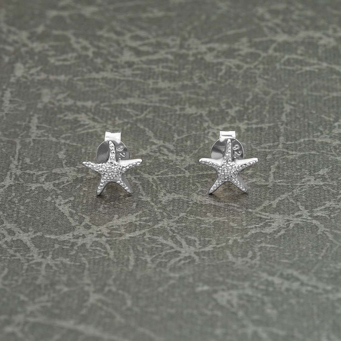 Sterling Silver Starfish Earrings