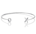 XO Hugs & Kisses Sterling Silver Bangle