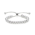 Sterling Silver Ball Bracelet, Silver or Rose Gold Plated Bracelet