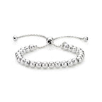 Sterling Silver Ball Bracelet, Silver or Rose Gold Plated Bracelet