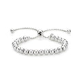 Sterling Silver Ball Bracelet, Silver or Rose Gold Plated Bracelet