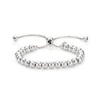 Sterling Silver Ball Bracelet, Silver or Rose Gold Plated Bracelet