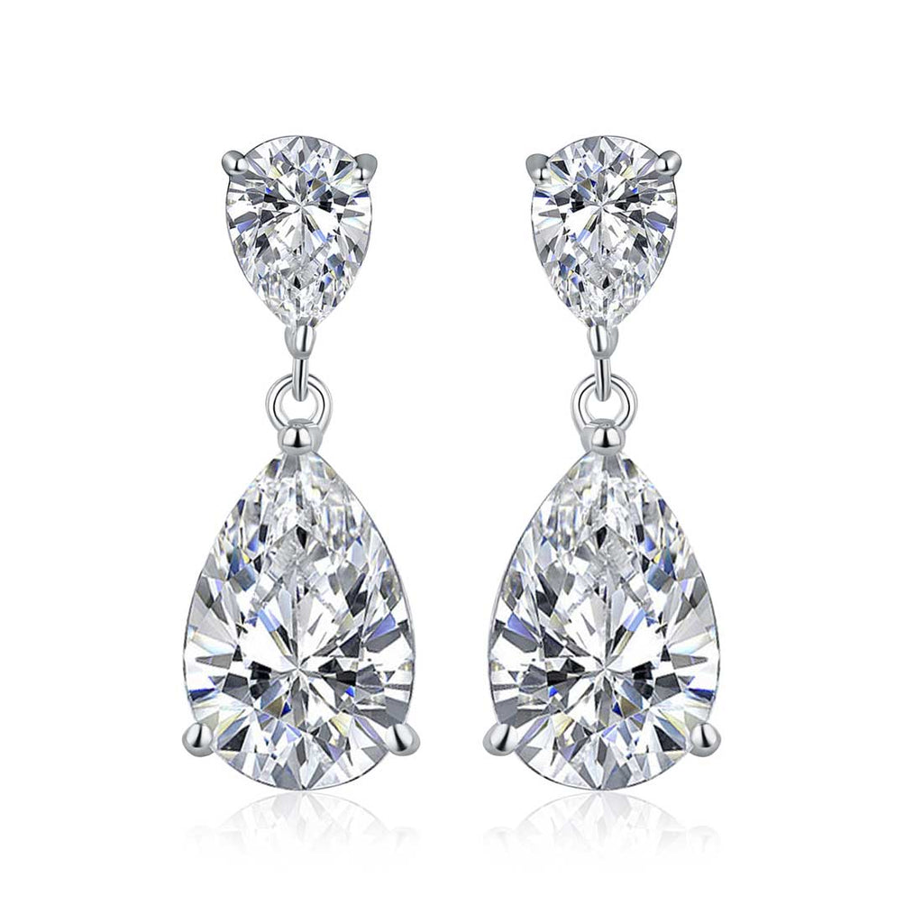 teardrop earrings in 925 silver