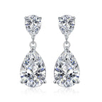 teardrop earrings in 925 silver