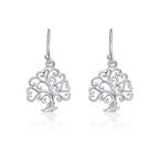 Tree of Life 925 Sterling Silver Dangle Earrings