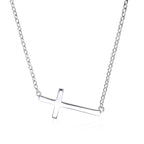 925 Sterling Silver Cross Pendant Necklace