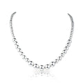 925 Sterling silver ball necklace for women