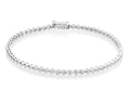 Rubover 1.00ct diamond tennis bracelet in 18K white gold