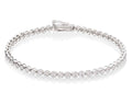 Rubover 2.00ct diamond tennis bracelet in 18K white gold