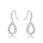 Harmony Diamond Drop Earrings 0.25ct Diamonds in 9K White Gold
