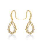 Harmony Diamond Drop Earrings 0.25ct Diamonds in 9K Yellow Gold