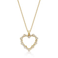 Dream Diamond Heart Pendant Necklace 0.28ct Diamond 9K Yellow Gold