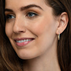 large yellow gold big diamond hoop earrings