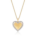 Desire Diamond Heart Pendant Necklace 0.33ct Diamond 9K Yellow Gold