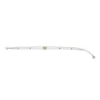 Green Amethyst Bracelet in 18K White Gold