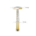 Glimmer Diamond Cluster Engagement Ring 0.35ct Diamonds in 18K Yellow Gold