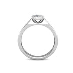Sparkle Diamond Engagement Ring 0.40ct Diamonds in 18K White Gold