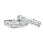 Sparkle Diamond Engagement Ring 0.40ct Diamonds in 18K White Gold