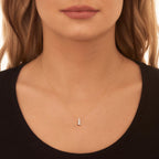 Graduating 3 Diamond 0.30ct pendant in 9K yellow gold