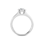 Passion Diamond Cluster Engagement Ring 0.40ct Diamonds in 18K White Gold