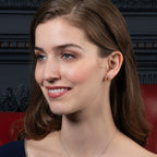 Pear Shaped Citrine Stud Earrings in Sterling Silver