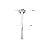 Miracle Diamond Cluster Engagement Ring 0.20ct Diamonds in 18K White Gold