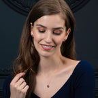 1.60ct Solitaire Amethyst Pendant Necklace In 9K Yellow Gold