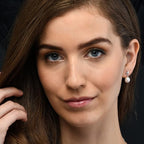 925 Sterling Silver Pearl Drop Earrings with Freshwater Pearls