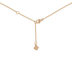 Smoky Quartz and Orange Sapphire Necklace in 18K Rose Gold