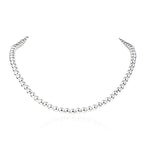 Sterling Silver Ball Bead Chain Necklace