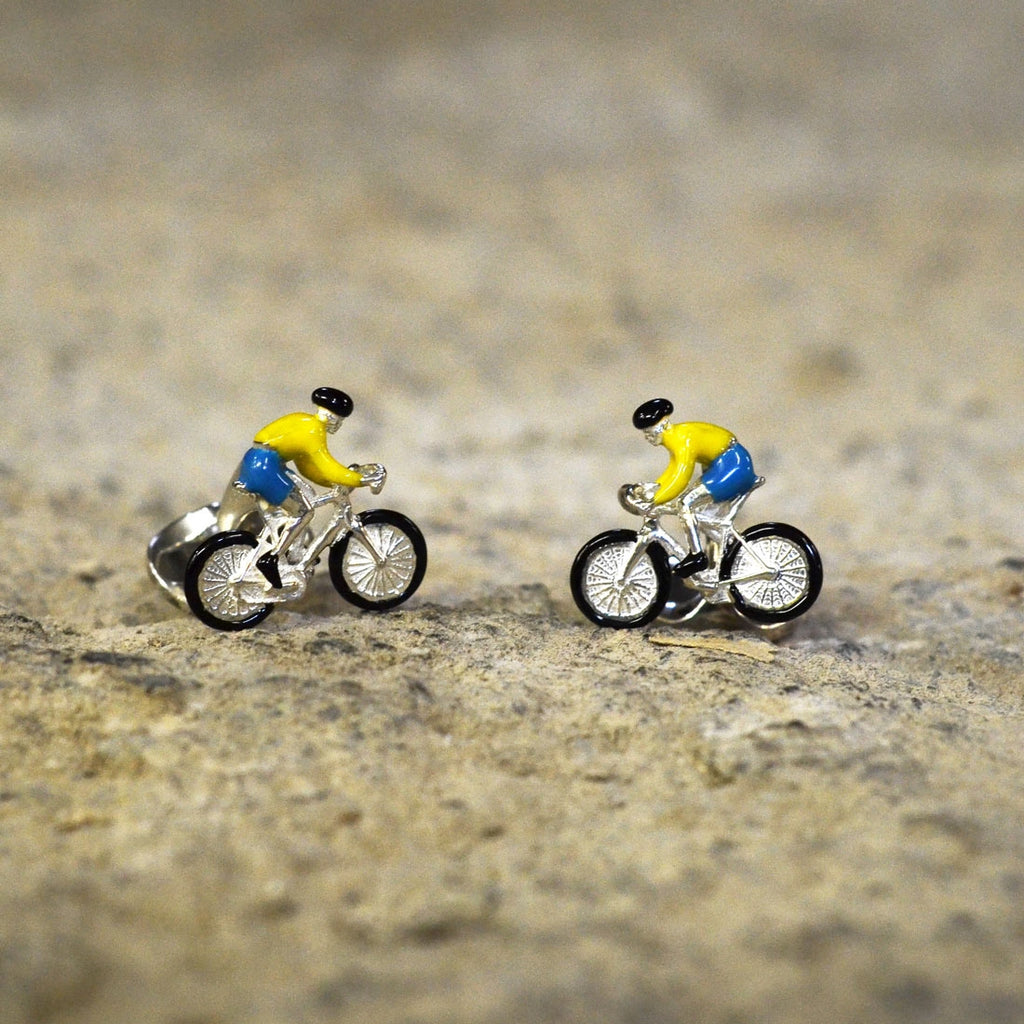 Deakin & Francis Bike Rider Cufflinks in Sterling Silver