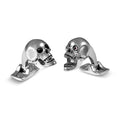 Designer Skull Cufflinks With Red Eyes By Deakin & Francis