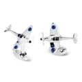 Deakin & Francis Sterling Silver Spitfire Aeroplane Cufflinks