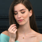 Bezel Set Citrine Ring in Sterling Silver