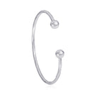 925 Sterling Silver Open Cuff Bangle Bracelet