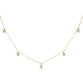 Diamond charm necklace