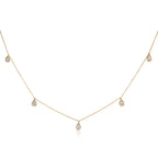 Diamond charm necklace
