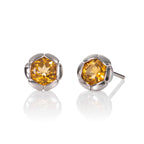 925  silver amethyst stud earrings for women